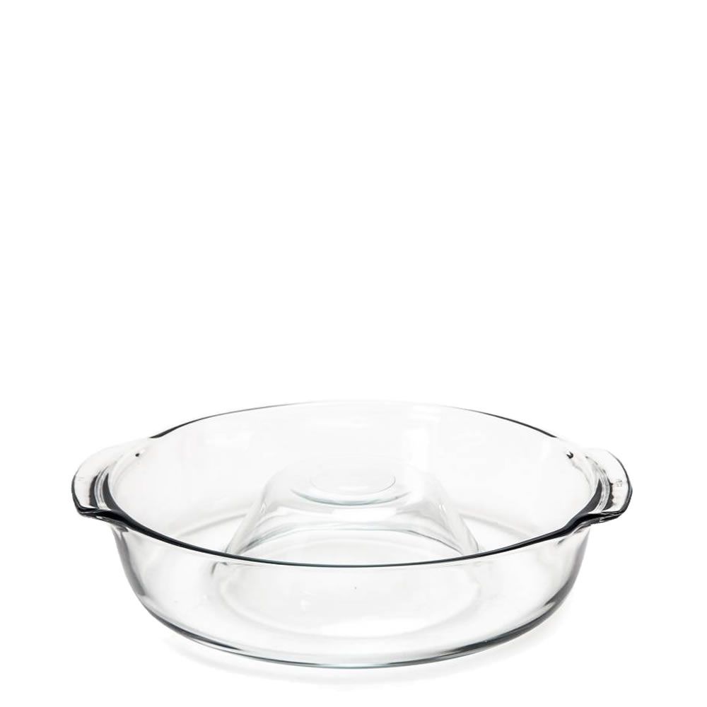 Molde Savarin Vidrio Templado 25x6 Cm Libbey